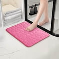 thumbnail image 4 of Amzcrzy Catch Mud 1Pc Foam Bath Rug Embossed Bathroom Mat Water Absorbent and Washable Bath Rugs Non-Slip Thick Soft and Comfortable Carpet for Show Room Decor Bathroom Rugs Outdoor Rug, 4 of 4