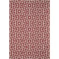 thumbnail image 1 of Momeni Baja 3'11" X 5'7" Transitional Rug in Red, 1 of 4