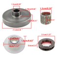 thumbnail image 3 of DYNWAVECA Embrayage de Remplacement Tambour Embrayage Roulement Embrayage Rouleau Haute Dureté Pignon Vis Sans Fin pour 4500 5200 45cc Pièces Accessoires, 3 of 10