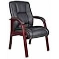 thumbnail image 3 of Boss Office Products Mid Back Wooded Guest Chair, 3 of 4