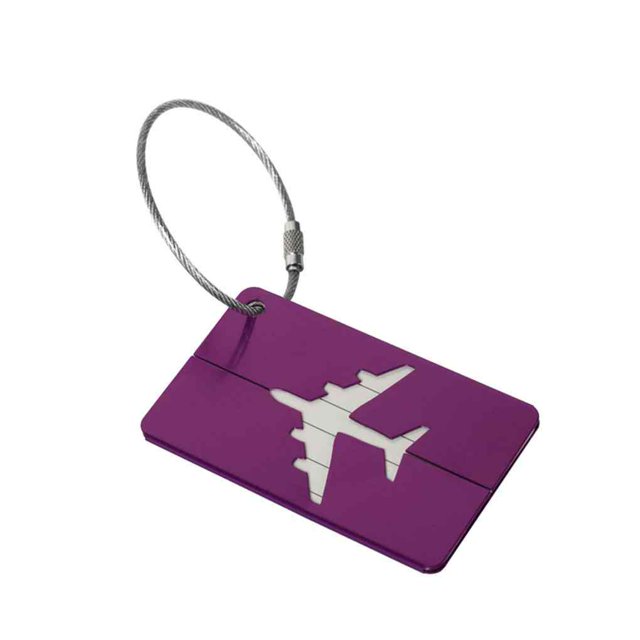 New Aluminium Luggage Tags Suitcase Suitcase Label Travel Label Name Address ID Bag Baggage Tag Travel