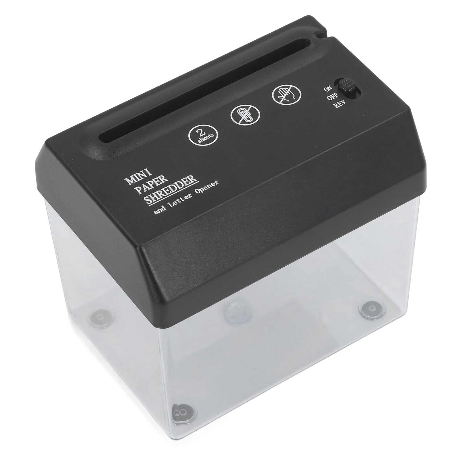Portable Paper Shredder, Mini Paper Shredder Small with Non Slip Foam for Desktop