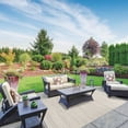 thumbnail image 5 of Erbanica Quick Dry Grey Geometric Indoor Outdoor Rug, 5 of 5