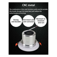 thumbnail image 4 of 2X 8Ohm 10W Bathroom Ceiling Speaker Background Music System Moisture-Proof Aluminum Can Fashion In-Ceiling Speaker, 4 of 7
