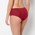 thumbnail image 3 of Ultrasoft Modal Boyshort  Panty with Rosette Detail in Plum Rose, 3 of 5