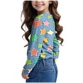 thumbnail image 3 of Posijego T-Shirts Graphiques à Manches Longues pour Tout-Petits Garçons Filles, Mignons, Col Ras du Cou, T-Shirts Basiques, Hauts, Chandail de Printemps pour Enfants, 3 of 6