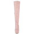 thumbnail image 3 of Unique Bargains Women's Platform Block Heel over Knee Boots, 3 of 7