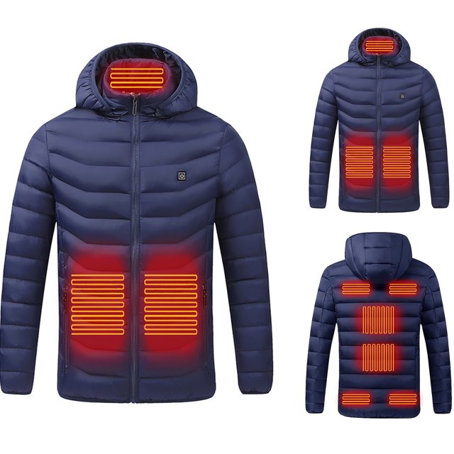 Outdoor Warm Clothing Heated For Riding Skiing Fishing Charging Via Heated Coat