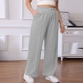 thumbnail image 1 of AUNVITO Women's Plus Size Casual Drawstring Sweatpants with Pockets for Sporty and Comfortable Style, 1 of 6