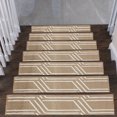 thumbnail image 1 of Plaza Collection Contemporary, Cozy, Vibrant and Soft Stair Tread Mats & Rugs, 9'' x 28'', 1 of 5