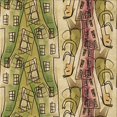 thumbnail image 1 of Ahgly Company Machine Washable Indoor Square Transitional Red Brown Area Rugs, 7' Square, 1 of 7