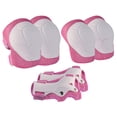 thumbnail image 1 of Ensemble de Coussins de Protection pour Enfants Genouillères Coudières Protège-Poignets Sangles Ajustables PVC Rigide Haute Éponge Douce Protège les Enfants pendant les Sports Taille P 15 40kg 1 Paire Chaque Poignet Coudières Protège-Genoux, 1 of 6