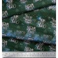thumbnail image 3 of Soimoi Modal Satin Fabric Text & Sacred Geometry Galaxy Decor Fabric Printed Yard 42 Inch Wide, 3 of 3