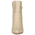 thumbnail image 3 of Unique Bargains Women's Strap Decor Point Toe Block High Heels Ankle Boots, 3 of 7