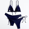 thumbnail image 4 of DGMIOCS Tankini pour Femme avec Short Ensemble Bikini Bleu Foncé m, 4 of 7