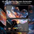 thumbnail image 3 of TUTT 15.6” Portable Monitor Dual Screen Extender, Plug and Play, VESA Mount, M4, 3 of 7