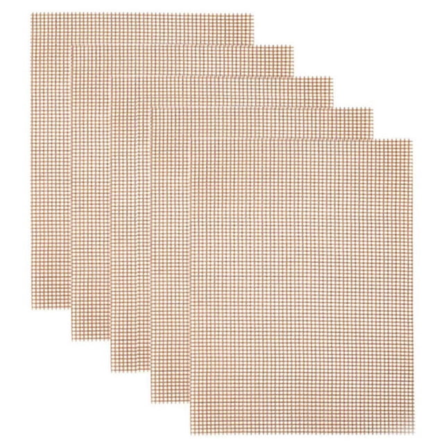 Amdohai Grill Mesh Mat Non-Stick Barbecue Mesh Mat Reusable Heavy Duty Easy to Clean Bake Mesh Mat Glass Fiber BBQ Grill Mat Covers