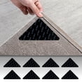 thumbnail image 1 of Non-Slip Rug Pads Grippers, 12 PCS Vacuum Tech Under-Rug Pads for Hard Floors, Keep Rugs Secure and Corners Flat, 1 of 3