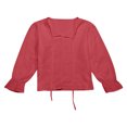 thumbnail image 3 of Hiiyo Little Boys Retro Shirt Medieval Ruffled Long Sleeves Lace-Up Shirt, Sizes 3-10, 3 of 7