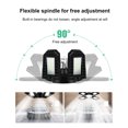 thumbnail image 5 of Leds LED Garage Light E27 Folding Transformer Garage Light 100W High Power Waterproof Industrial Lighting Canopy Light Quad Leaf, 5 of 5