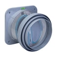 thumbnail image 3 of Duct Adaptor Draft s Vent Odor Resistant Butterfly Check Valve Flue Check Gray S, 3 of 9