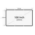 thumbnail image 2 of Écran de Projecteur Portable Pliable 60-200 Pouces Haute Densité Blanc Sans Plis Doux, 2 of 6