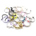 thumbnail image 1 of Lot de 10 Bijoux de Septum Sélectionnés Aléatoirement, 1 of 8