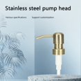 thumbnail image 2 of Bgsha Stainless Steel Pump Head Push Type Lotion Pump Head, 2 of 9