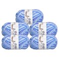 thumbnail image 1 of Unique Bargains Cotton Blend Blue Yarn, 5 Pack, 50g Each, 1 of 8