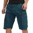 thumbnail image 4 of Men's Workout Cargo Shorts Lightweight Hiking Flat Front Shorts Tactical Work Shorts with Multi Pockets, 4 of 6