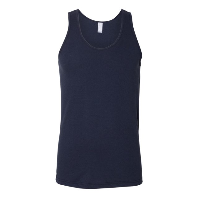 American Apparel Fine Jersey Tank, XS, Navy