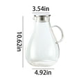 thumbnail image 3 of Glass Pitcher With Lid Glass Water Pitcher Hot/Cold Water Jug Juice And Iced Tea Beverage Carafe With Lid, 3 of 8