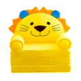 thumbnail image 2 of Infant Couch Cover, Foldable Furniture Protector Sofa Bed Cover Washable Cartoon Yellow Lion, 2 of 9