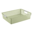 thumbnail image 2 of Cagogo Plastic Storage Baskets Organizer Bins, Multi-Purpose Bathroom Shower Caddy LaundryToyBasket, Waterproof Easy Clean Rectangular Basket for Kitchen Bedroom Countertop Decor, 2 of 6