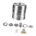 thumbnail image 2 of DOLITY BBQ Bucket Compact Kitchen Equipment Smokeless for Patio Camping Backpacking S, 2 of 9