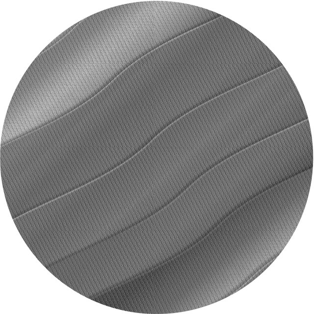 Ahgly Company Tapis d'Intérieur Ronds Transitionnels Gris Gray Lavables à la Machine, 8 Pieds Rond