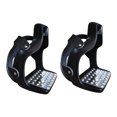 thumbnail image 1 of koolsoo 2 Pieces Horse Riding Stirrups Anti Slip High Strength Horse Saddle Stirrups Black, 1 of 9