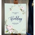 thumbnail image 2 of Darling Souvenir MADE WITH LOVE Geometrical Lines With Roses,PersonalizedWeddingWelcomeSign, Large Decorative PosterWelcomeTo Our Wedding Poster For Easel Wedding Collection- 18x12, 2 of 5