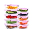 thumbnail image 1 of TechGen Premium Borosilicate Glass Food Storage Containers With Snap Locking Lids, 20 Pack (10 Containers + 10 Lids), 1 of 7