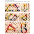 thumbnail image 3 of Chinese Checkers Set, Mooth  Wooden Material Colorful Chess Interesting Play Chinese Checkers Game Play  For Home Travel Trip Camping For Children Adult, 3 of 7