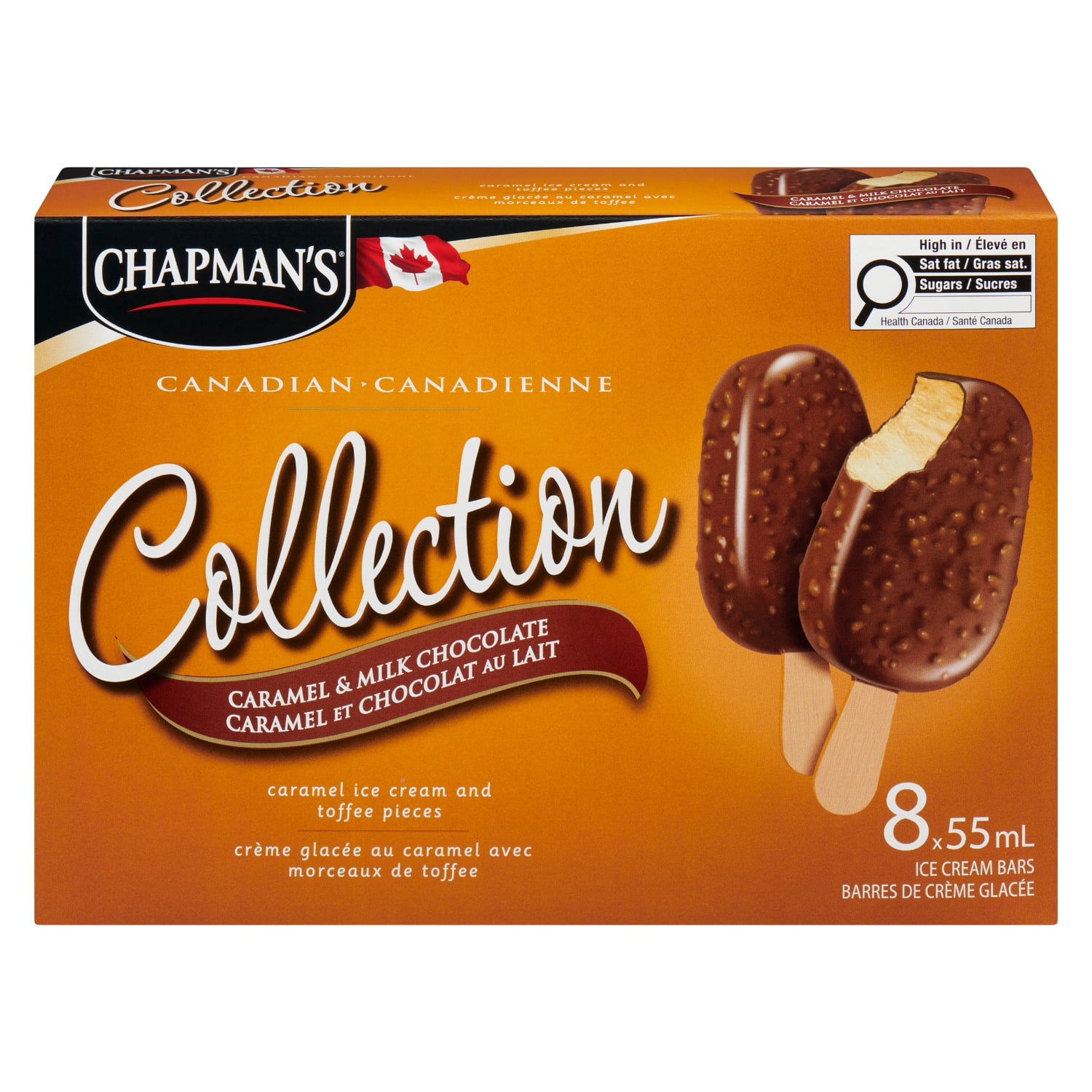 Chapman's Canadian Collection Caramel & Milk Chocolate Ice Cream Bar