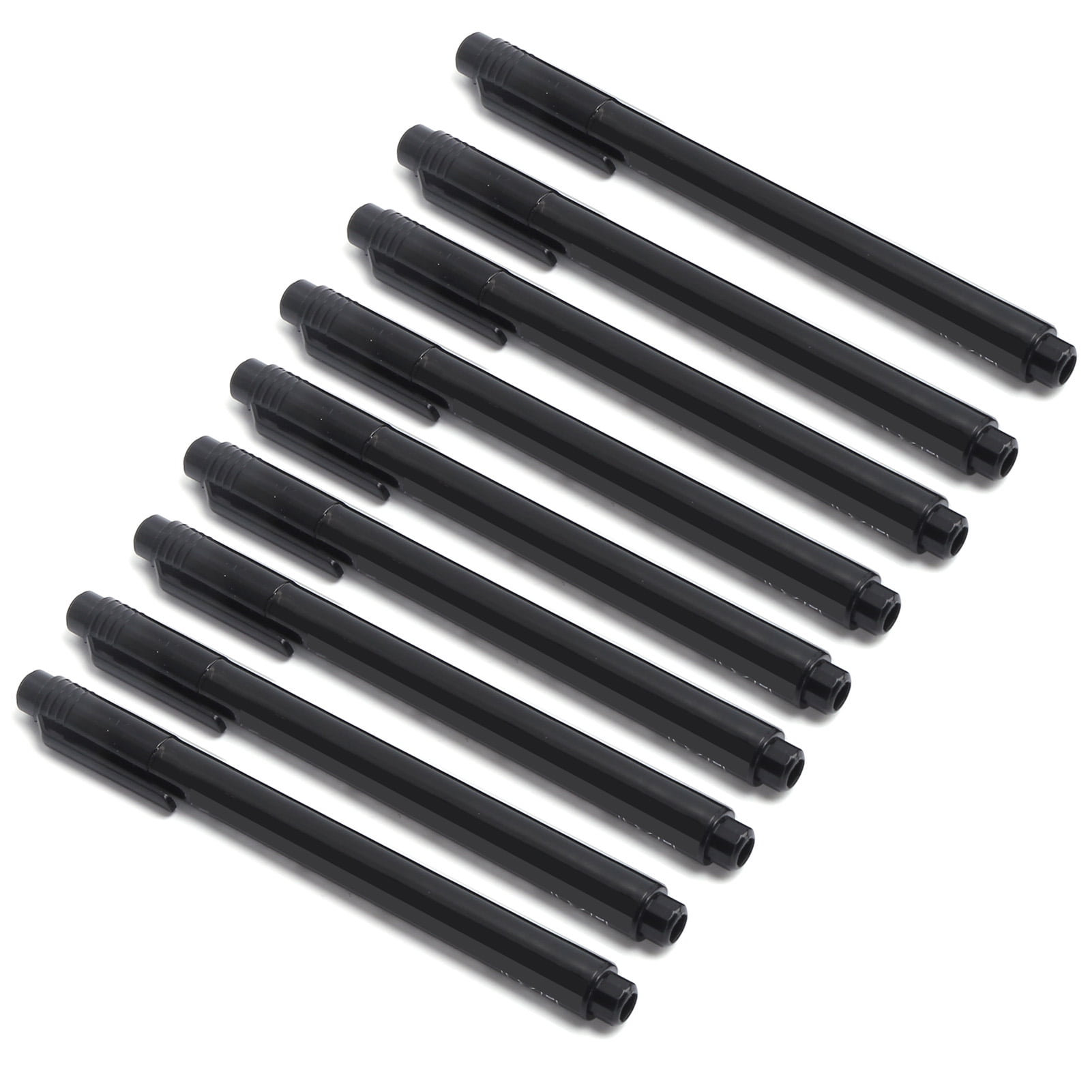 YOUTHINK Felt Tip Pens, Fine Point, Black Ink, 9 Count