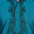 thumbnail image 4 of Maple Clothing Kurta Pyjama pour Homme Inde Vêtements d'Arts (Turquoise, TG), 4 of 5
