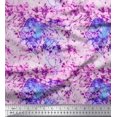 thumbnail image 1 of Soimoi polyester Crepe Fabric Leaves & Texture Printed Fabric 1 Yard 52 Inch Wide, 1 of 2