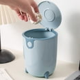 thumbnail image 1 of Aodebiao Mini Trash Can for Desk Small Garbage Bin with Lid Multifunctional Storage Basket for Home Office Living Room Bedroom Countertop Waste Bin Compact Plastic Organizer, 1 of 6