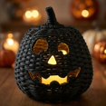 thumbnail image 5 of Halloween Woven Pumpkin Basket, 5 of 5