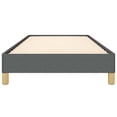 thumbnail image 3 of vidaXL Cadre de Lit Gris Foncé 100x203 cm Grand Lit Simple TG Tissu, 3 of 6