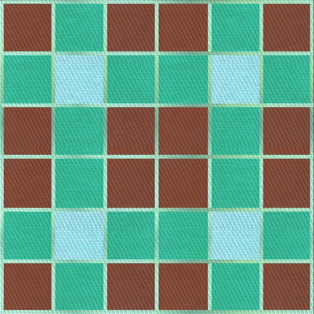 Ahgly Company Tapis d'Intérieur Lavable en Machine Carré Turquoise Vert, 7 Pieds Carré