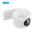 thumbnail image 3 of Unique Bargains 16" Racket Head Protection Tape, PU Tennis Racquet Head Guard for Tennis Practice Training, White, 3 of 6