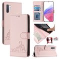 thumbnail image 2 of Samsung Galaxy Note 10 Plus 5G Case ,Cat PU Leather Crossbody Lanyard Strap RFID Magnetic Wallet Compatible with Samsung Galaxy Note 10 Plus 5G Cover, 2 of 5